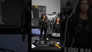 LOKAH | CHANDRA 🧛&zwj;♀️ TOY ACTION FIGURE | #lokah #chandra #govindcreates #actionfigures