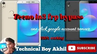 Tecno in3 frp bypass one click 1000%