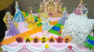 princess customize cake.....creative design....share your happiness....