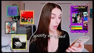 reacting to my spotify wrapped 2022 ! // exposing my trash taste in music