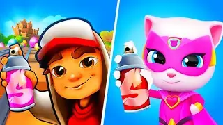 Subway Surfers vs Talking Tom Hero Dash 🔥 | Best Offline Running Game 2026