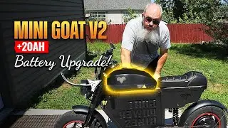 Mini Goat V2 E-Bike +20Ah Battery Upgrade &ndash; 60Ah Total Power, Unboxing & Look After Install