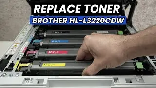 Brother HL-L3220CDW : How to Replace the Toner Cartridges