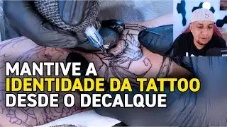 DISTOR&Ccedil;&Atilde;O NO DECALQUE e LINHAS COM IDENTIDADE. #tatuagem #tattoo