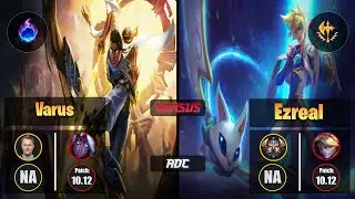 Zven VARUS (ADC) [Arcane Comet] VS EZREAL - Challenger NA Patch 10.12