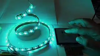 Демонстрация создания освещения Pure Color Mode на основе дисплея DWIN