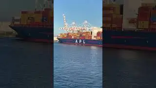 The busy port of Fremantle WA
