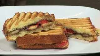 Жареный сэндвич с Нутеллой и клубникой от Maithily