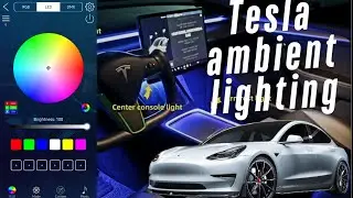 ✨ Tesla AMBIENT LIGHTS UNLOCKED! App Walkthrough (Tialoyelf/LED Lamp App!) 🌈