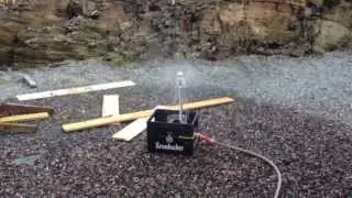 CIP nozzle in action.