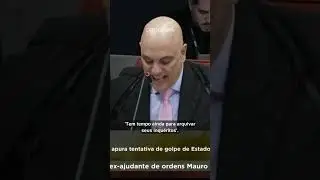 Moraes l&ecirc; ofensas e diz que Bolsonaro instigou ataques ao STF: 'Atitudes criminosas confessadas'