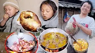 our chicken for children || Bhumi village family video ||