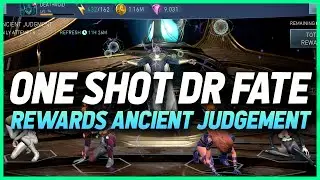 Injustice 2 Mobile. One Shot Dr Fate. Rewards Ancient Judgement. Heroic 1 Tier 3