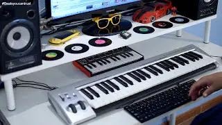 Making a beat with M-Audio Keystation 49es and Reason Ep66