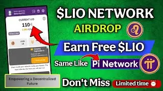 Lio Network Airdrop - Earn Free $LIO Coins 💰 | New Crypto Airdrop | New Testnet Airdrop