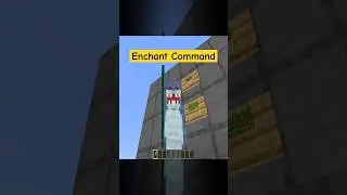 Enchant Command  #commandblock #enchantments #minecrafttipsandtricks #minecraftshorts