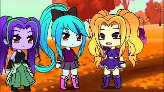 Sunset backstage pass short Gacha life | The Dazzlings