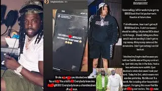 Young Scooter Finessed King Hendricks Outta $6500 At Future Show? Calls Scooter Broke