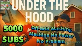 Off-Grid Washing Machine &mdash; No Power, No Problem 💪🌲 #shorts #offgridlife  #homesteading
