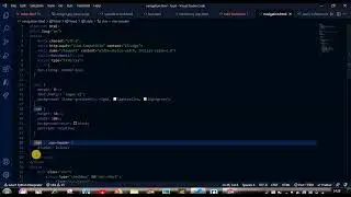 Navigation Bar in HTML5 and CSS.