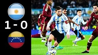 Argentina - Venezuela Goals(1 - 0) & HLs