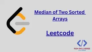 Median of two sorted arrays | Leetcode #programming #programminglogic #coding  #education #trending