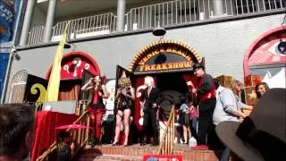 World Sword Swallowers Day at the Venice Beach Freak Show - Venice Beach Boardwalk