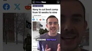 Navy to cut boot camp from 10 weeks to nine