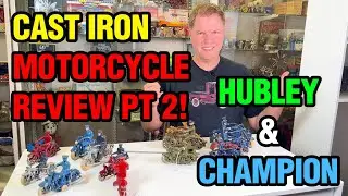 Hubley & Champion Cast Iron Motorcycle Review Part 2 Antique Toys