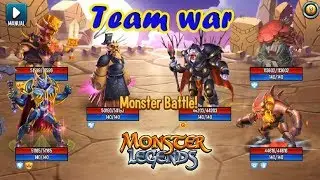 Monster Legends Team wars 65 Superhero Legion Earth element review combat