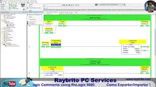 How Export/Import Tags and Logic Comments using RsLogix 5000.