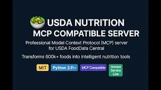 MCP Enabled Server That Gives Claude Access to 600,000 Foods (USDA Nutrition API)
