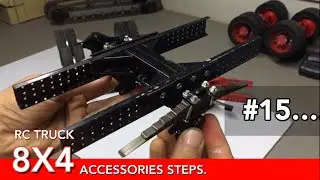 Build - 8X4 RC Heavy Construction Metal Truck - Accessories Step #14 Chassis Assemble +2