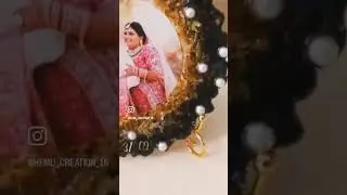 #Customized varmala photoFram ✨#resinphotoframe #resinartist #wedding #weddinggiftidea #dmfororders