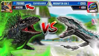 EDAPHOSAURUS UNLOCKED X3 MAX LEVEL 999 | Jurassic World: The Game