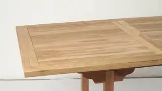 Rechthoekige Teakhouten Tuintafel Uitschuifbaar 150 - 200 x 100