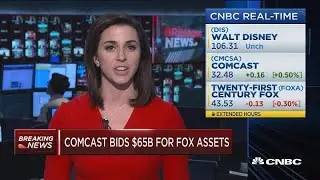 Comcast officially bids $65 billion for Fox assets