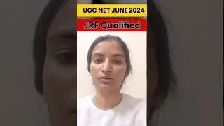 UGC NET JUNE 2024 | JRF Qualified Candidate #ugcnetresult #utkarshugcnet #ugcnetexam