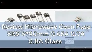 Review Microwave Oven Fuse 5KV 6*40mm 0.65A 0.7A 0.8A Glass Tube Fuse High-Pressure Fuse