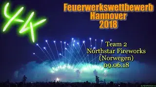 [4K] Feuerwerkswettbewerb Hannover 2018 - Team 2 - Northstar Fireworks (Norwegen)