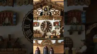 Hones beer drinker and beer lady cuckoo clock#TheCuckooHaus, Cuckoo Clock