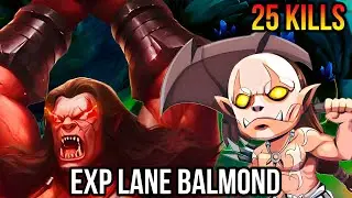 EXP LANE KING! ENEMY BEGS FOR MERCY VS MY BALMOND | BALMOND BEST BUILD 2025 EXP LANE