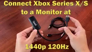 Активный адаптер UPTab HDMI - DisplayPort для Xbox Series X/S 1440p при 120 Гц