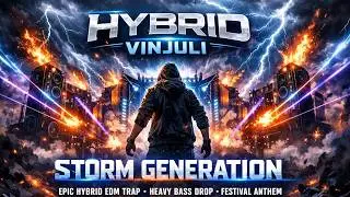 HYBRID VINJULI Storm Generation | Epic Hybrid EDM Trap 2025, Heavy Bass Drop & Festival Anthem