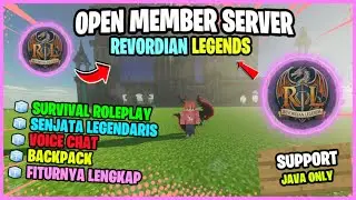 REVIEW SERVER MINECRAFT ROLEPLAY CUY, REVORDIAN LEGENDS - JAVA ONLY, ADA SENJATA LEGENDARISNYA