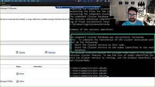 Keeping your SQL SERVER Always ON - Demonstração 4.2: Recuperando a configuração de um Cluster