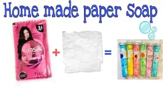 Home made paper soap 🫧|| Sirf 1 Rs mein bana paper soap 😃