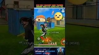🔥Only Headshot Mode Trick 😳 💯% Headshots in Training Ground #freefire #shorts