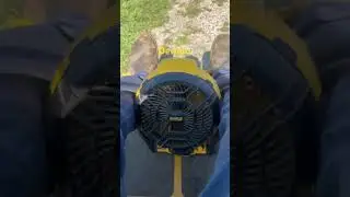 Brought some air conditioning on the mower with me! #dewalt #tools #mowing #home #automobile #grass