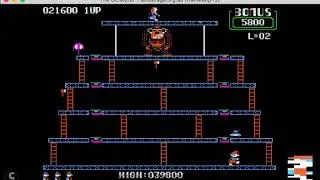 Donkey Kong AppleII Emulated High Score 81,500